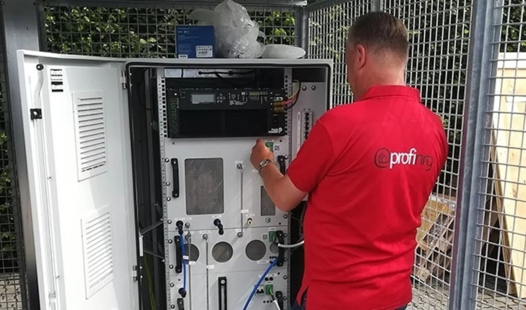 IT20210318 Inbedrijfstelling electrolyser op locatie door Bert van Woudenberg Directeur Profi NRG