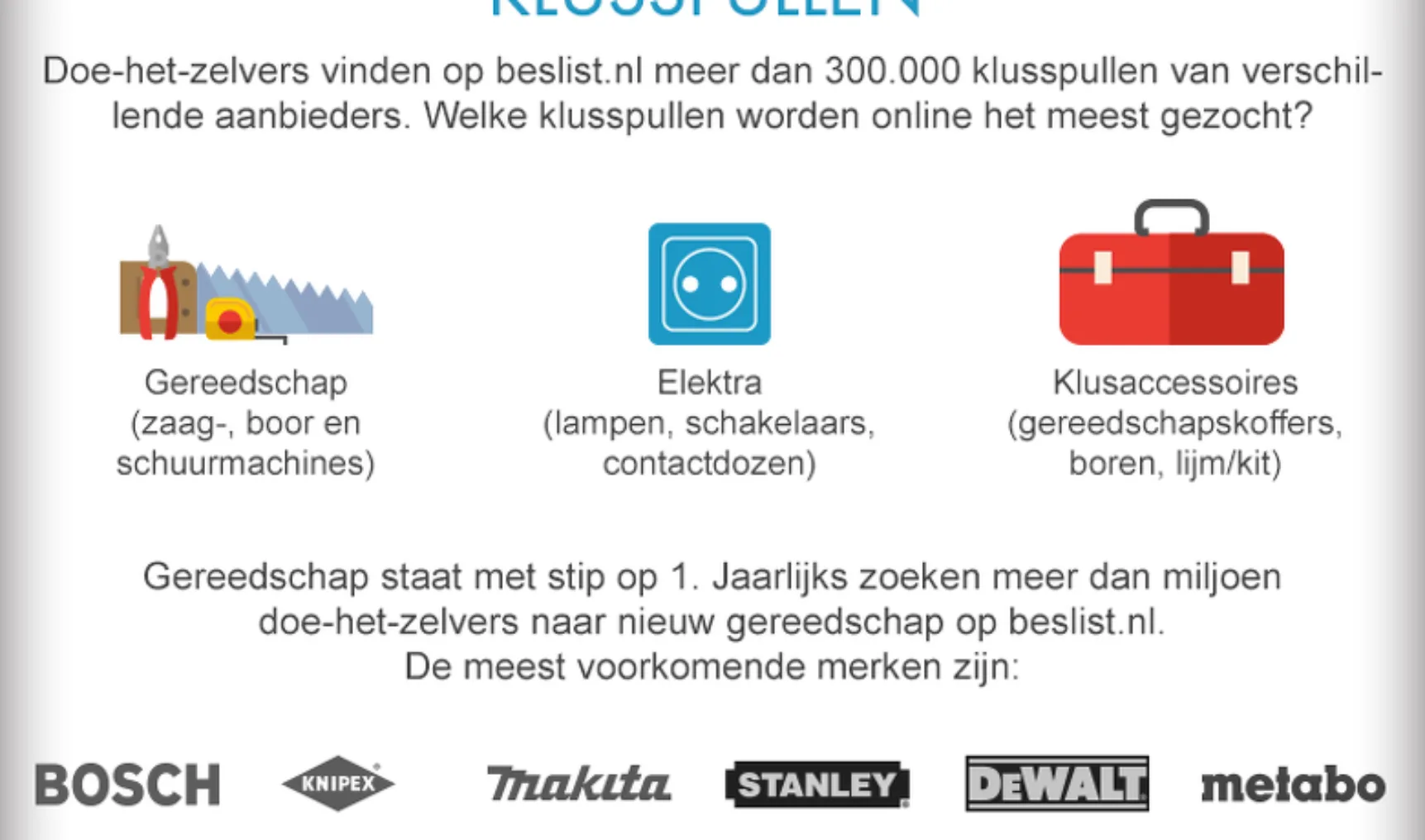 Klussen infographic